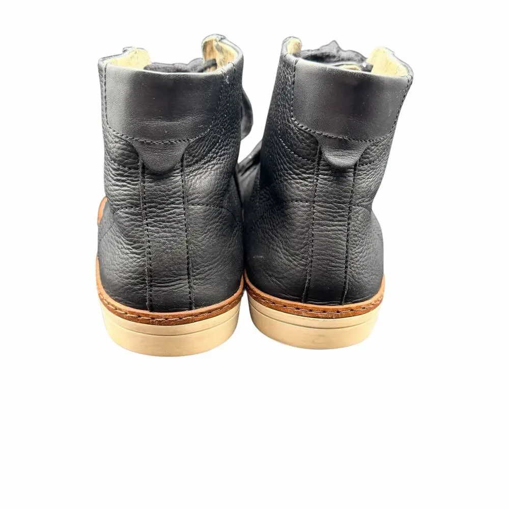 Banana Republic Black Leather High Top Sneakers Men’s 10.5 Casual